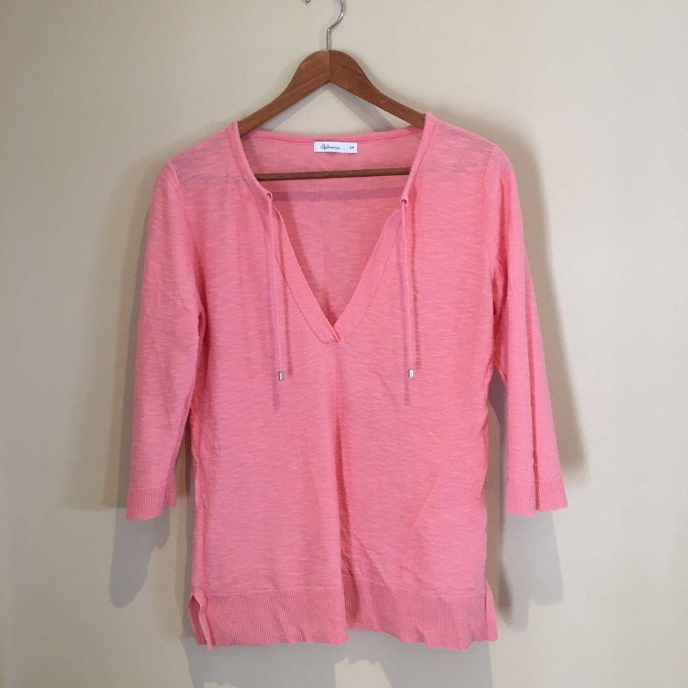 Reitmans 3/4 sleeve sweater coral color